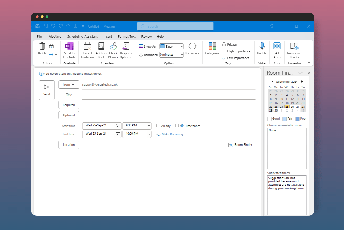 How to Schedule a Microsoft Teams Meeting from Outlook