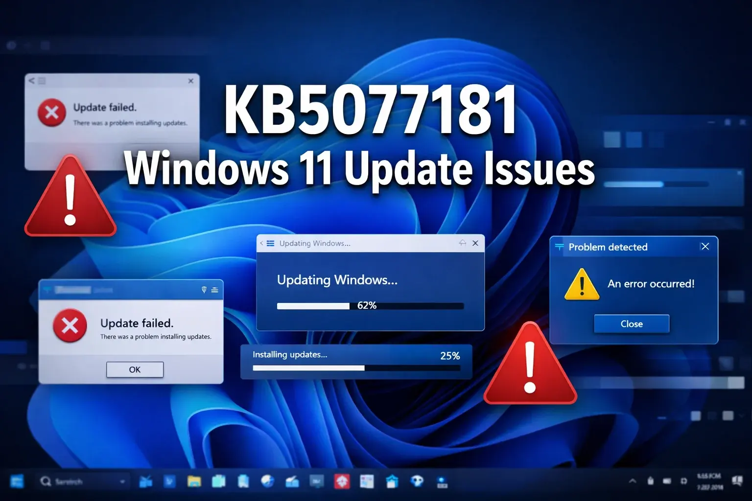 KB5077181 Windows 11 Update Issues