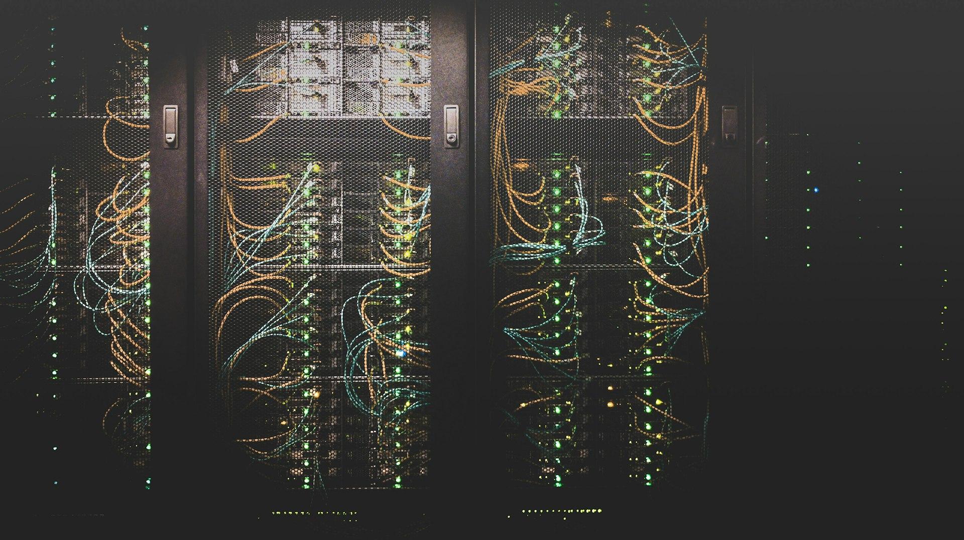 Business server infrastructure and managed IT network rack