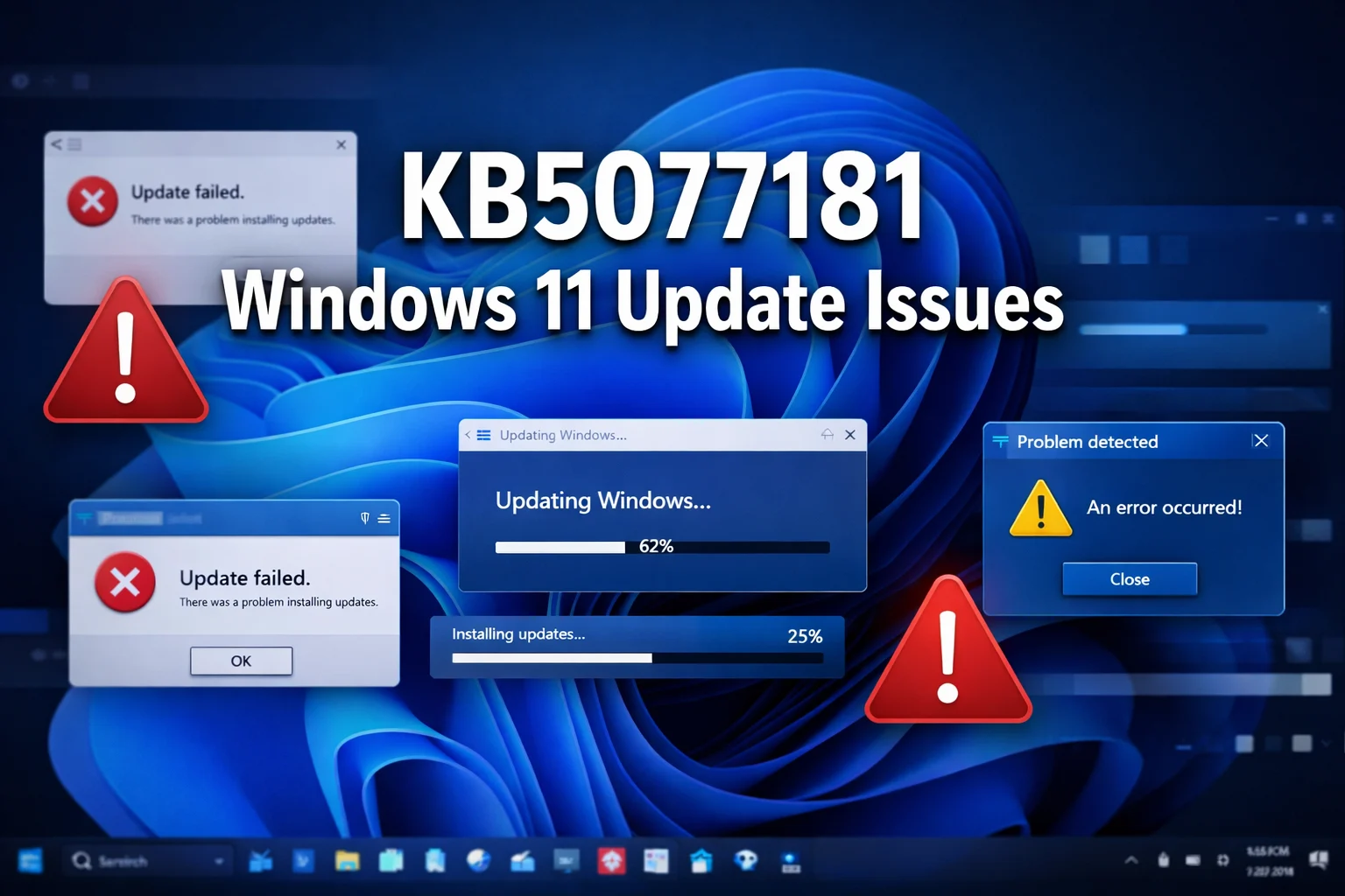 KB5077181 Windows 11 Update Issues | Verge Tech